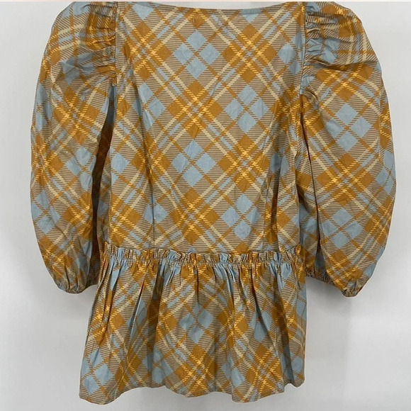 Anthro RAHI Puff Sleeve Blouse - Picture 5 of 8